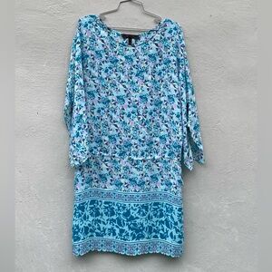 BCBG Max Azria silk like polyester tunic like dress NWOT
